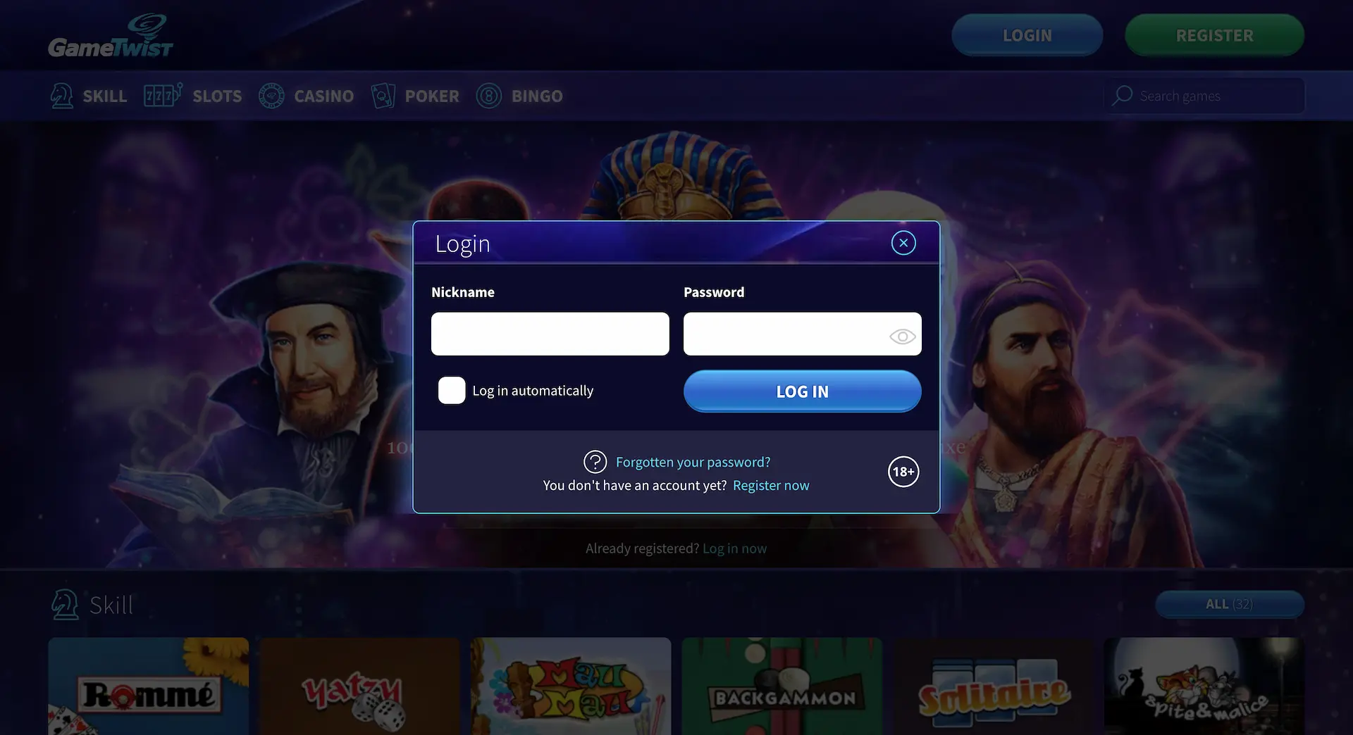GameTwist Login